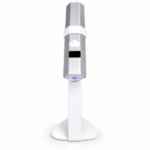 Silver cordless rechargeable mini flash cure lamp for gel nails