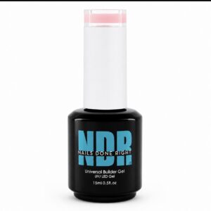 Ballerina pink Universal Builder Gel by Nails Done Right, HEMA-free 15 mL