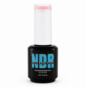 Nails Done Right Ballerina Pink HEMA-free universal builder gel, 15 mL