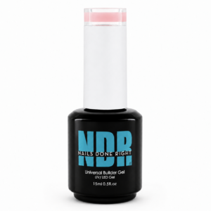 Nails Done Right Ballerina Pink HEMA-free universal builder gel, 15 mL