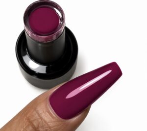 Mulberry Fall Berry gel polish with mauve and plum undertones by Nails Done Right