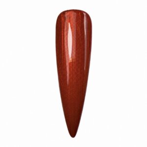 Christmas Story red ember metallic gel polish by Nails Done Right