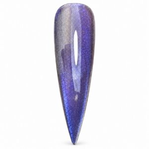 True Believer luminous purple cat eye gel polish swatch by Nails Done Right