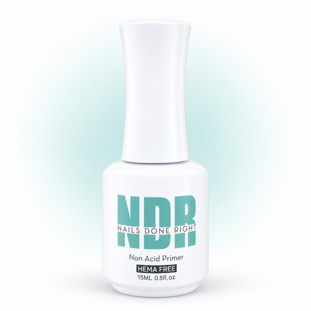 Nails Done Right HEMA-Free Non-Acid Primer for gel nail adhesion