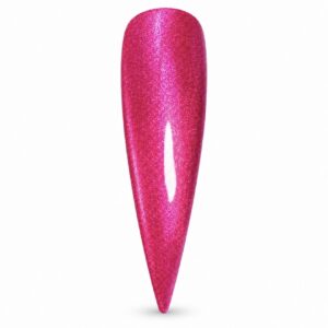 Phat Bottomed Girls hot pink glitter gel polish with electric pink sparkle