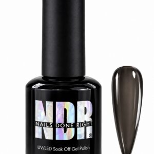 Black Veil sheer black no-wipe gel top coat by Nails Done Right