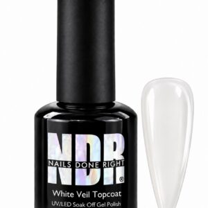 White Veil Sheer White No-Wipe Gel Top Coat