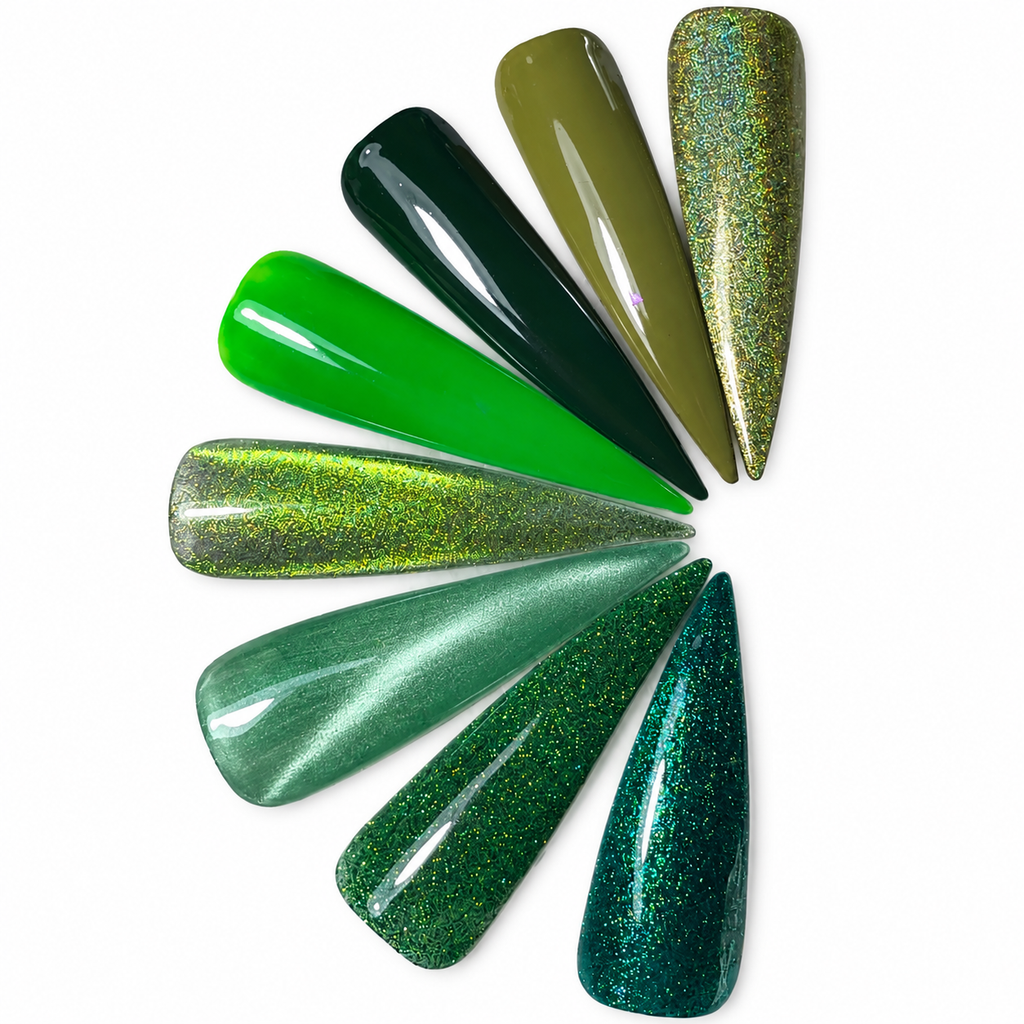 Fall nail colors 2026 green gel polish shades
