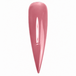 Rougir rouge gel polish on a long pointed nail swatch